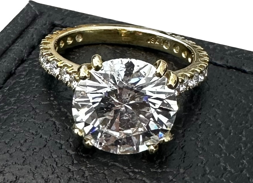 5.16 Carat Brilliant Round Diamond