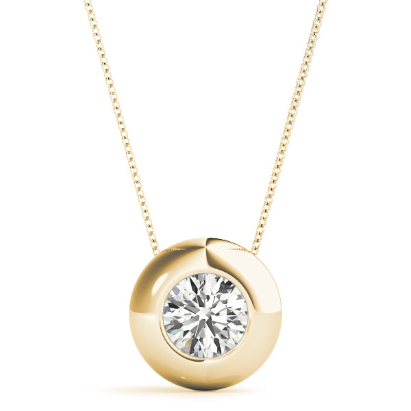 Special- Solitaire Diamond Bezel Pendant
