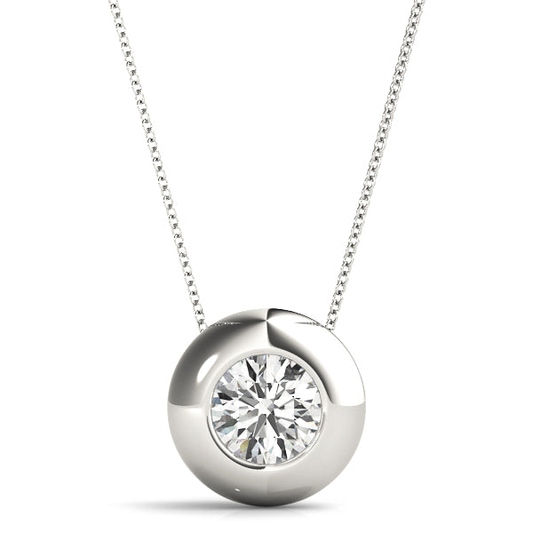 Special- Solitaire Diamond Bezel Pendant