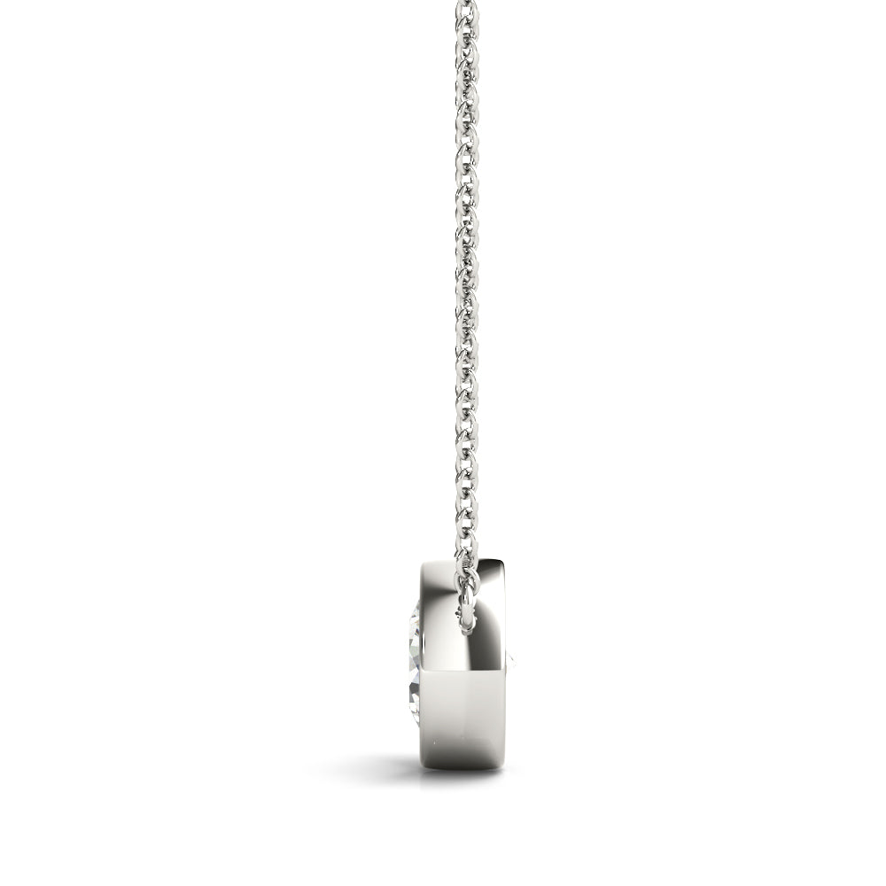 Special- Solitaire Diamond Bezel Necklace