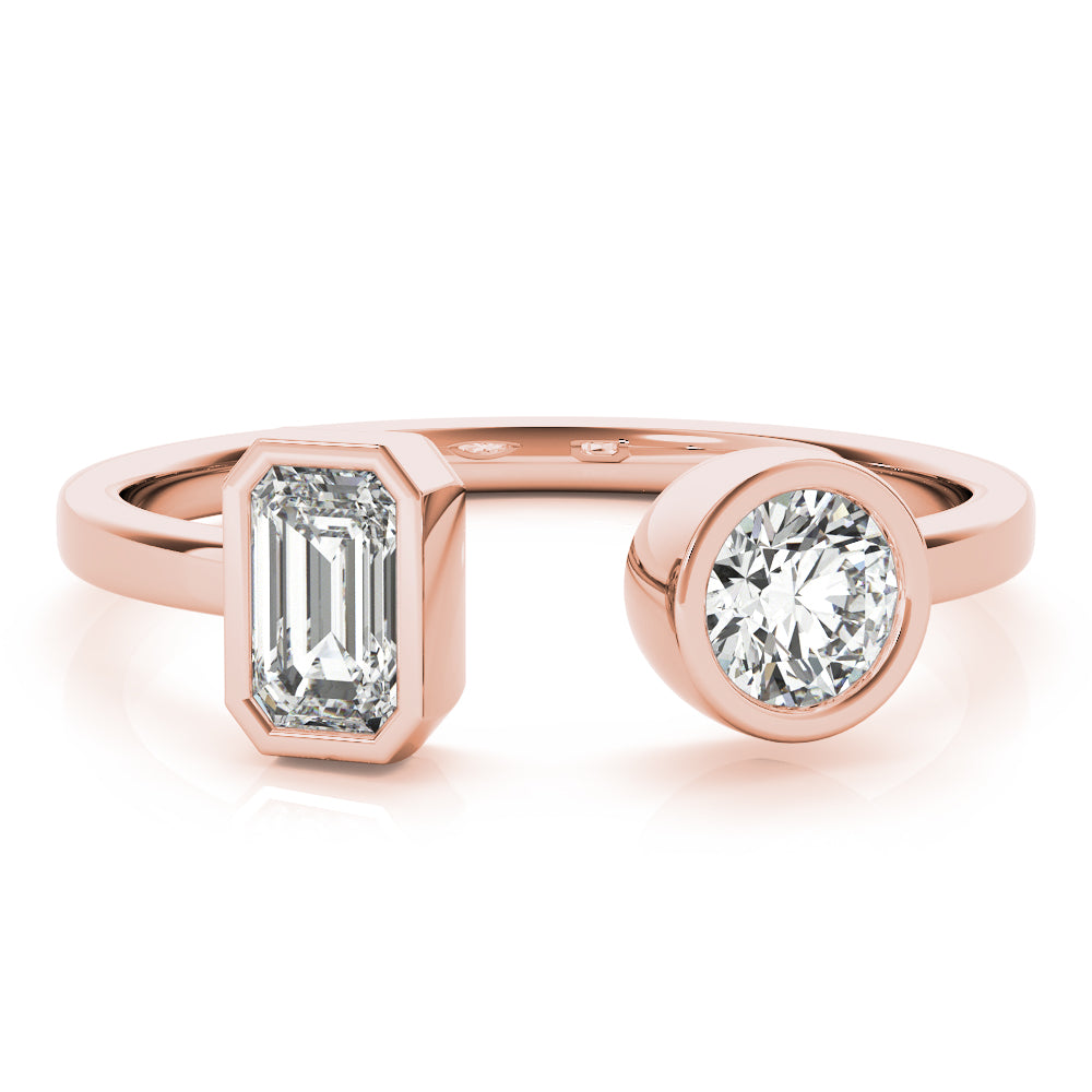 Brilliant Round et Emerald