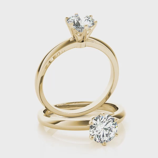 Yellow Gold Diamond Solitaire